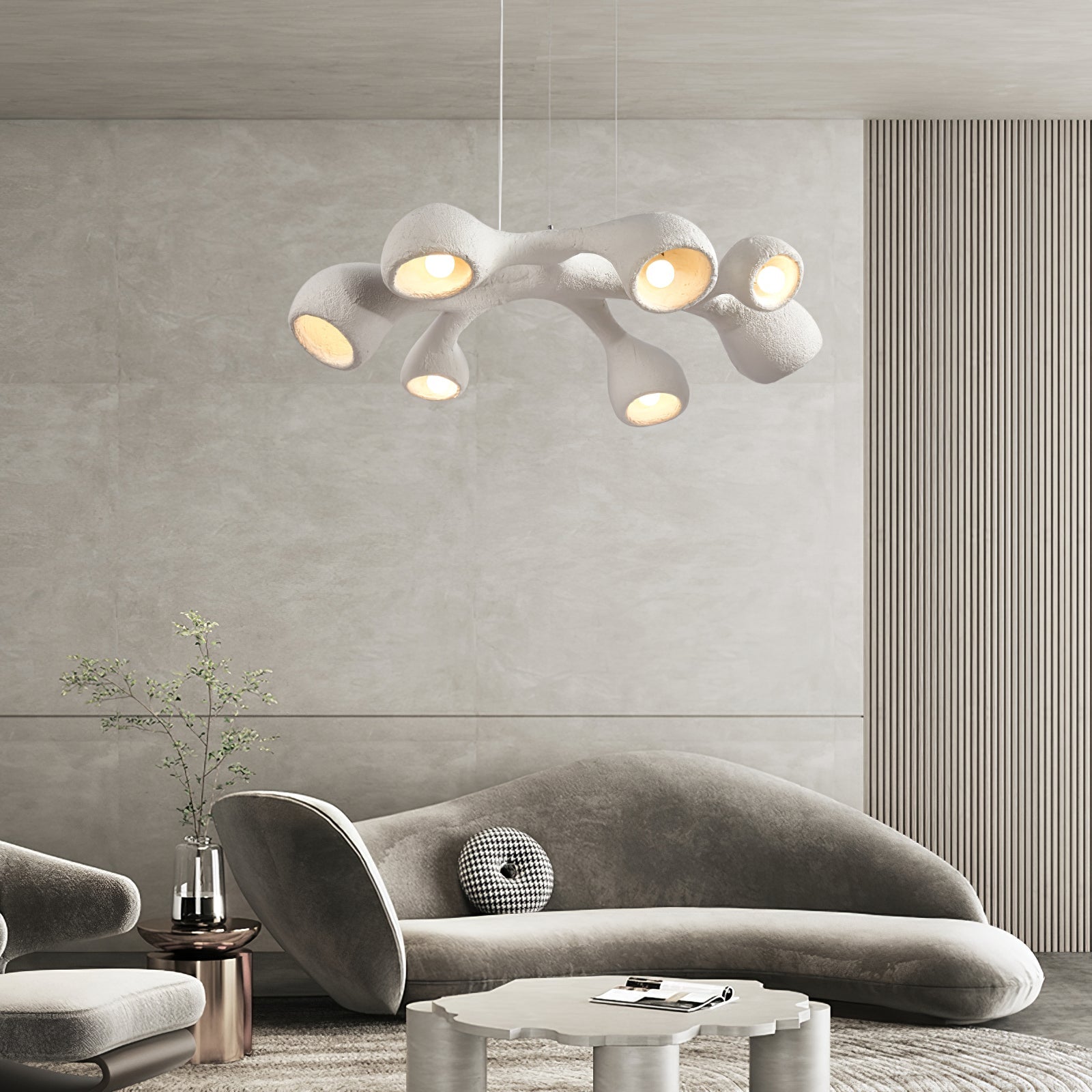 Wave Modern Polystyrene Pendant Light - Lamp Outdoor