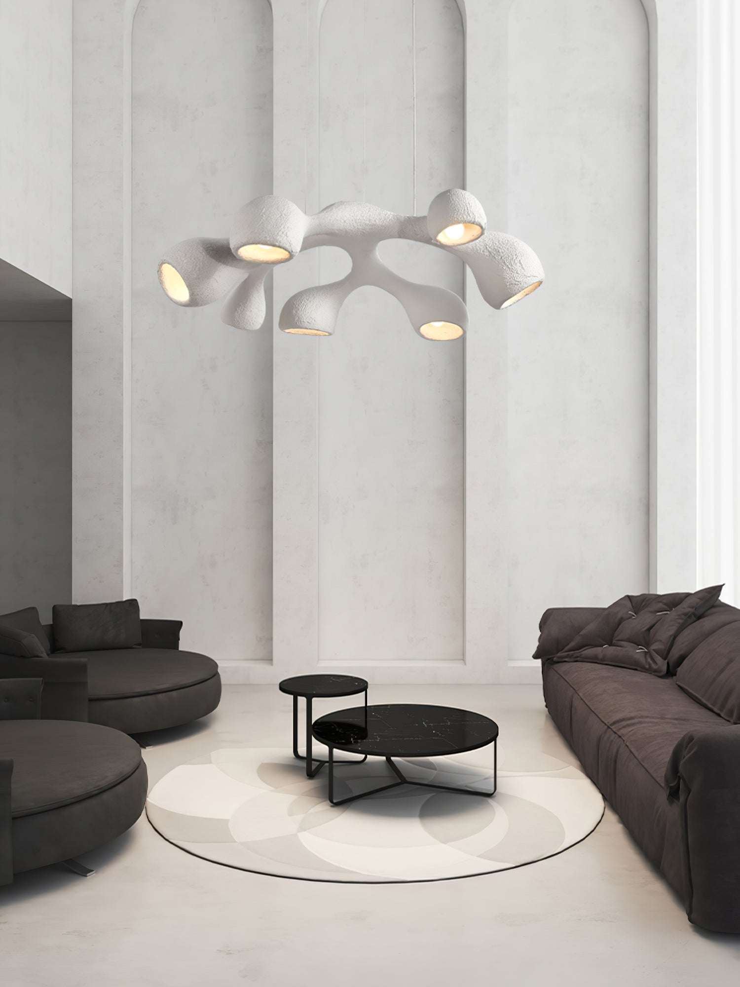 Wave Modern Polystyrene Pendant Light - Lamp Outdoor