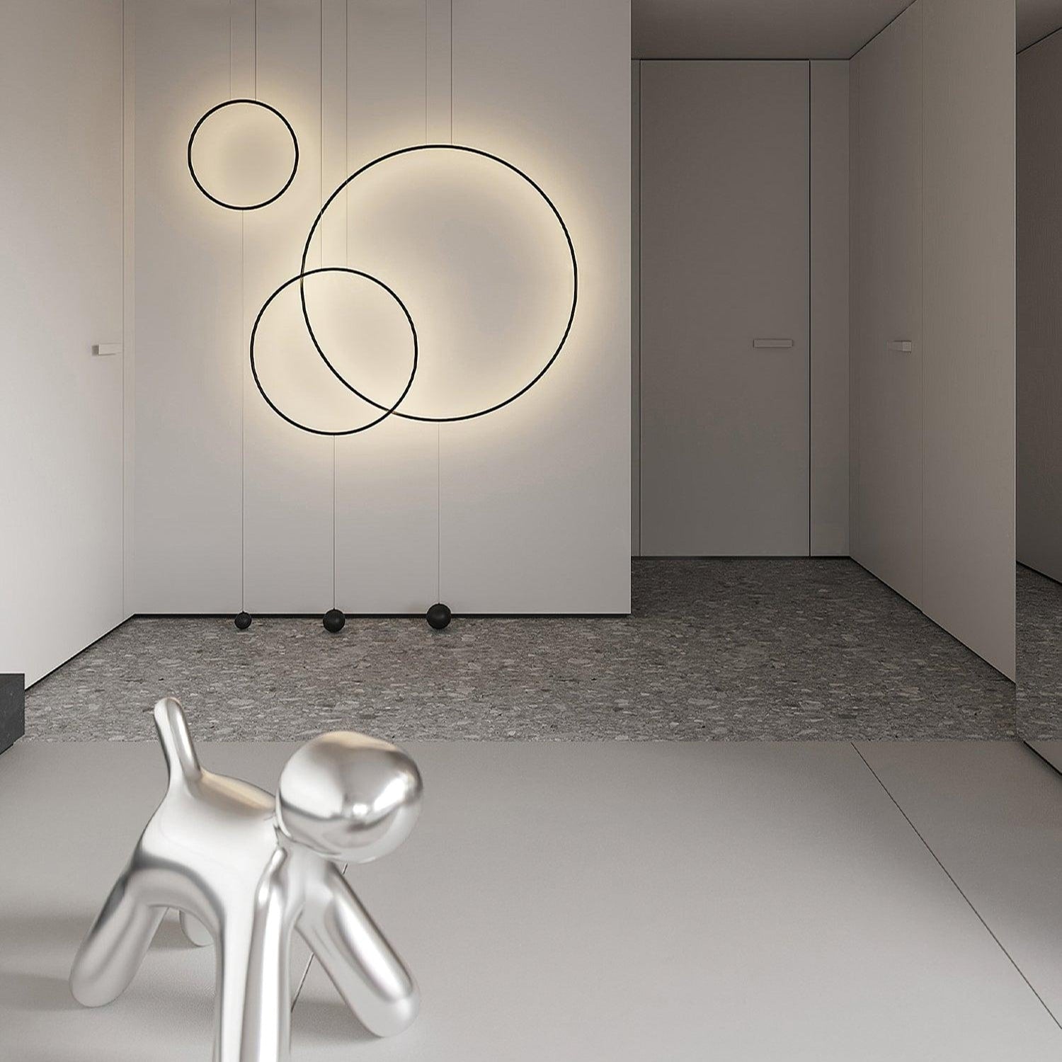 Nightfall Circle Pendant Light - Lamp Outdoor
