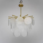 Solara Chandelier Nimbus Glass Droplets - Letslighting