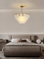 Solara Chandelier Nimbus Glass Droplets - Letslighting