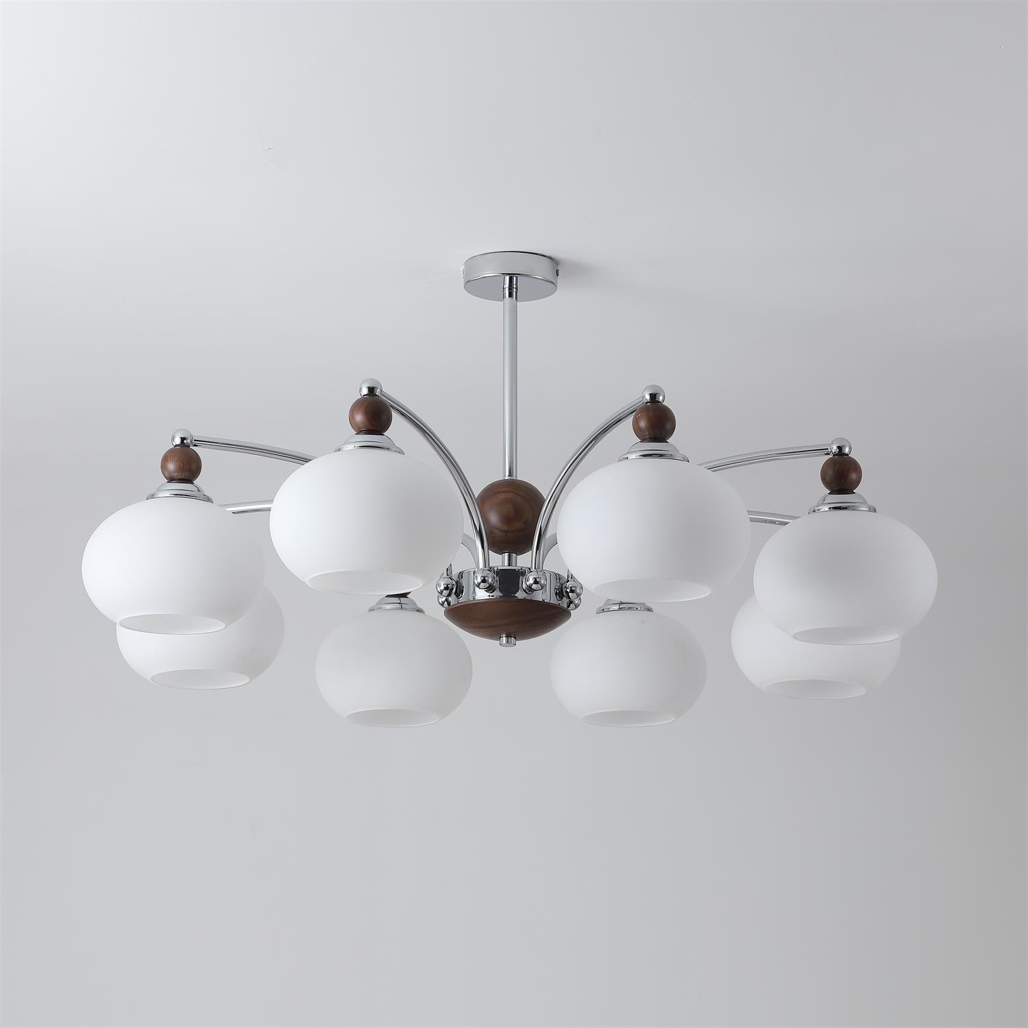 Lustra Chandelier Globe Arm Contemporary - Lamp Outdoor