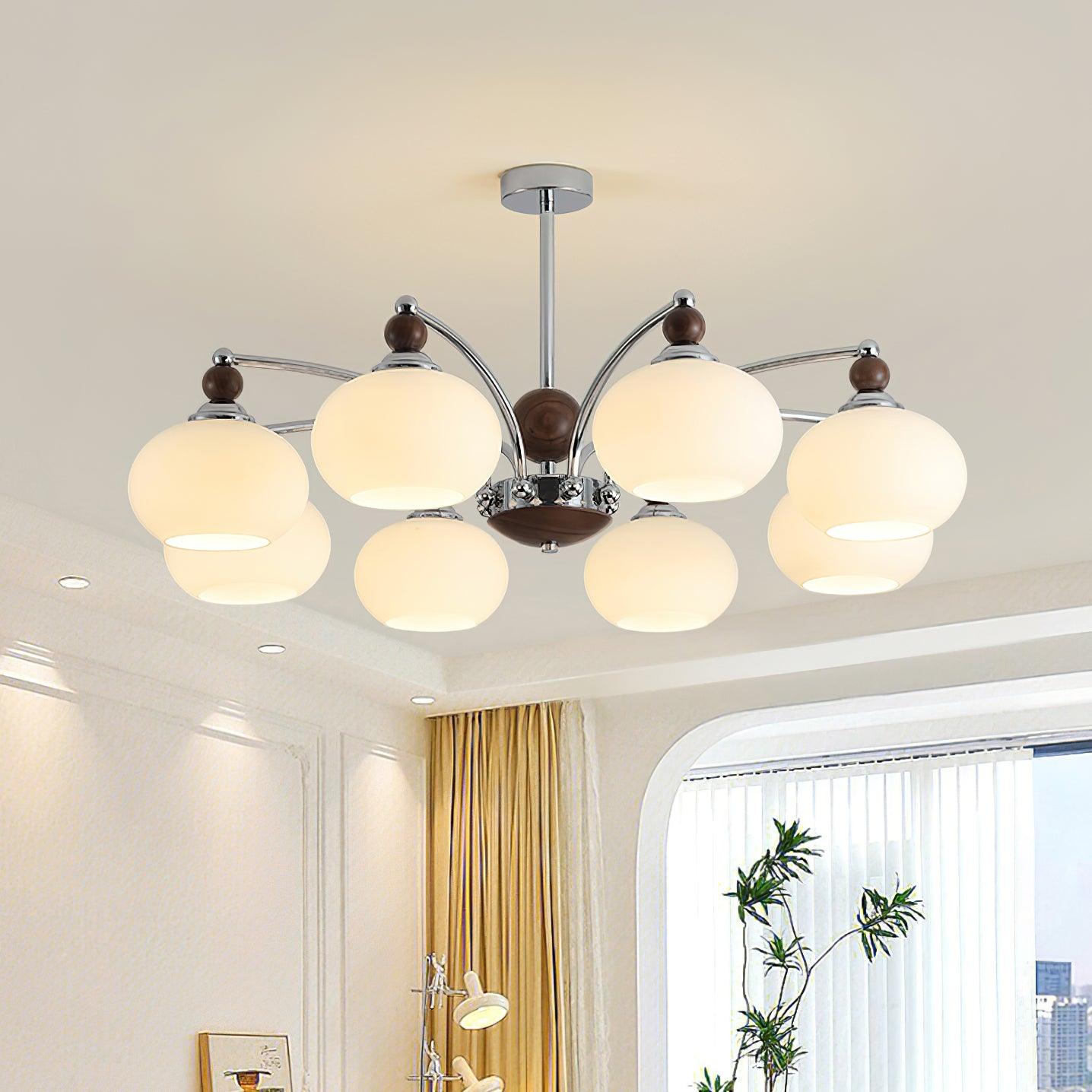 Lustra Chandelier Globe Arm Contemporary - Lamp Outdoor