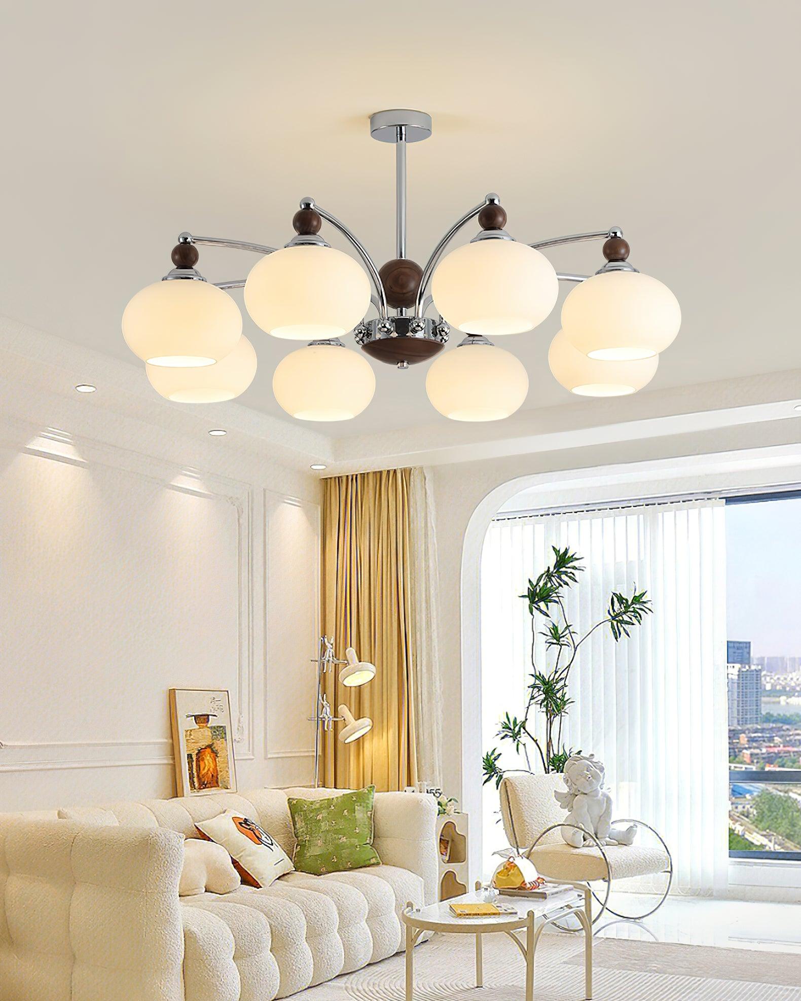 Lustra Chandelier Globe Arm Contemporary - Lamp Outdoor