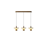 Zephaan Traditional Art Classic Glass Wood Pendant Light - Lamp Outdoor