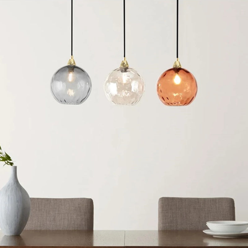Water Ripple Glass Pendant Lights - Lamp Outdoor