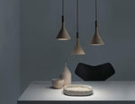 Conical Concrete Pendant Light - Lamp Outdoor