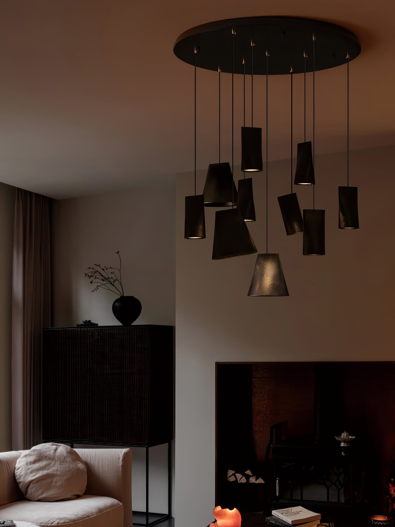Vetra Rustic Wood Pendant Light - Lamp Outdoor