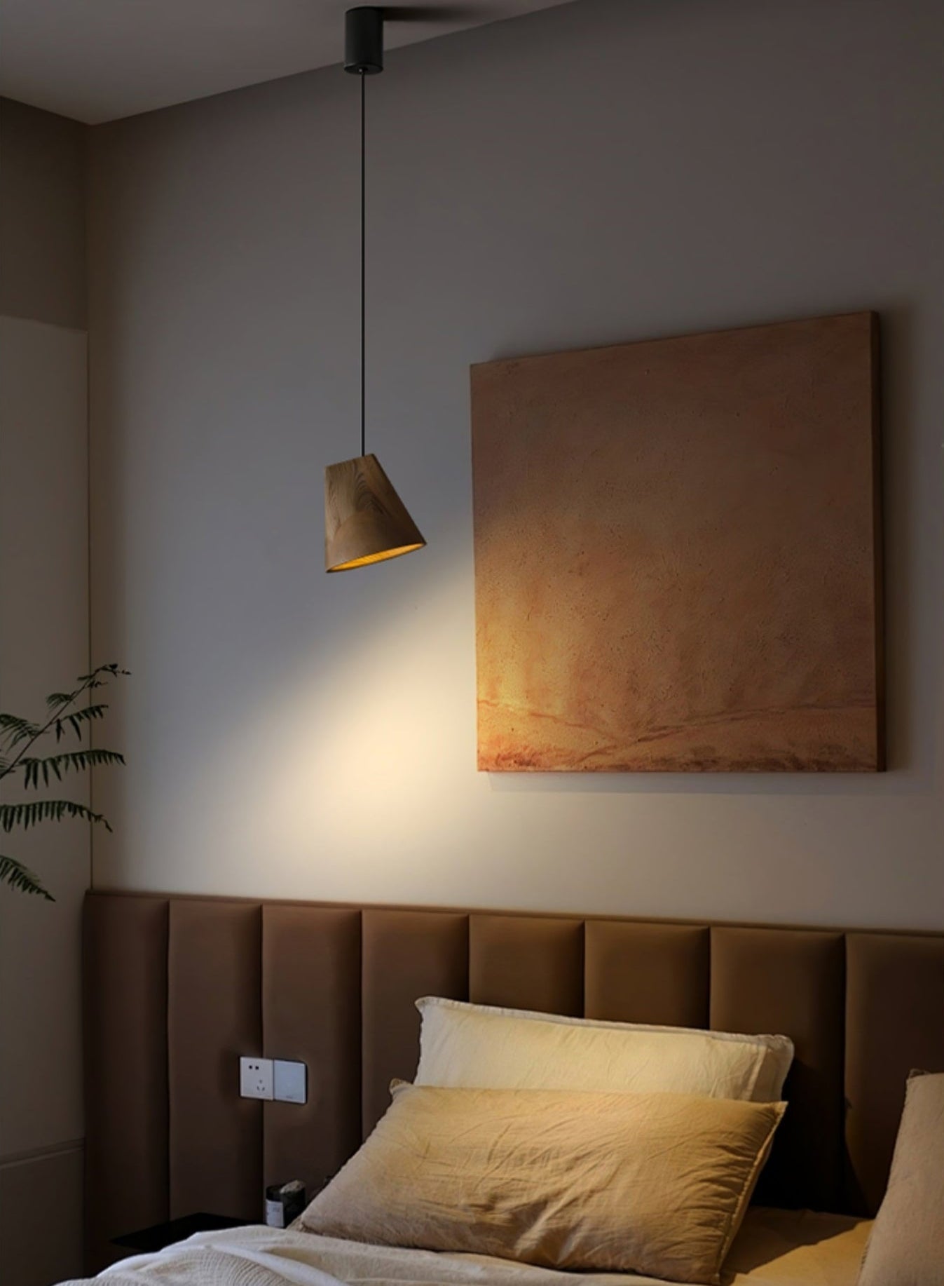 Vetra Rustic Wood Pendant Light - Lamp Outdoor