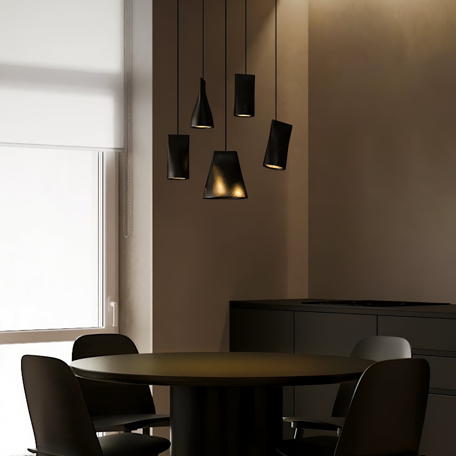 Vetra Rustic Wood Pendant Light - Lamp Outdoor