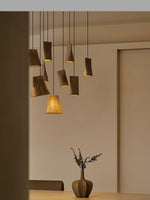 Vetra Rustic Wood Pendant Light - Lamp Outdoor