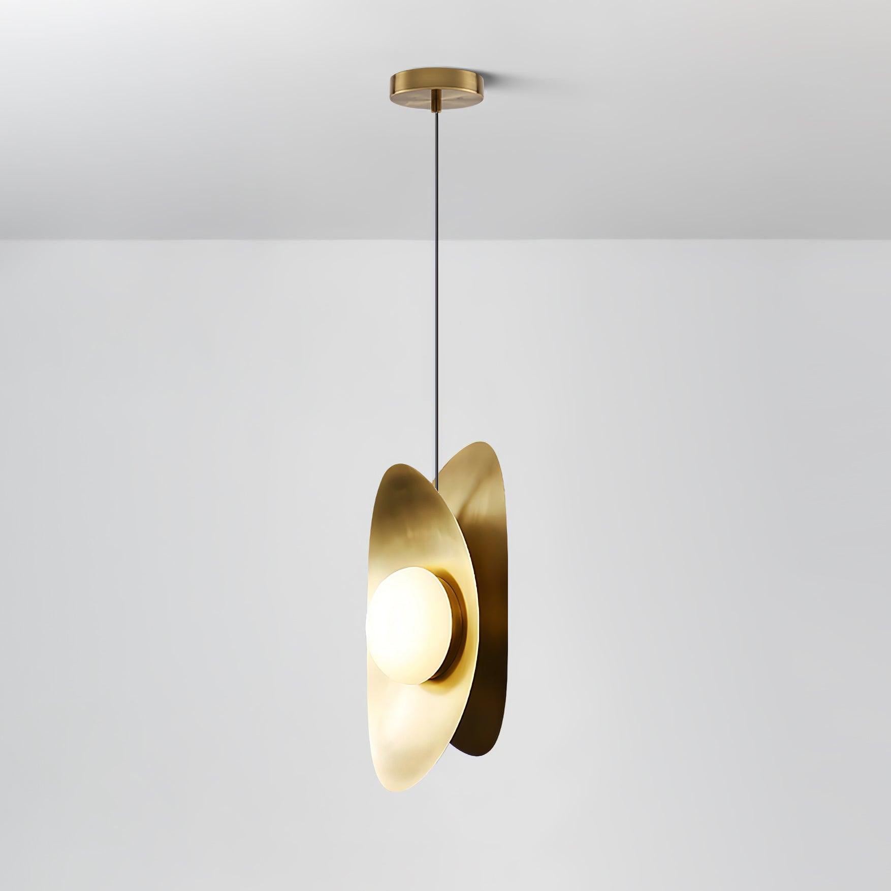 Golden Petal Pendant Lamp - Lamp Outdoor