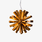 Nova Premium Nordic Art Burst Wood Metal Chandelier - Lamp Outdoor
