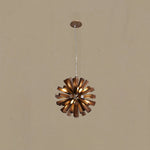 Nova Premium Nordic Art Burst Wood Metal Chandelier - Lamp Outdoor