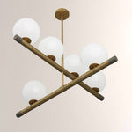 Riley Modern Metal Chandelier - Lamp Outdoor