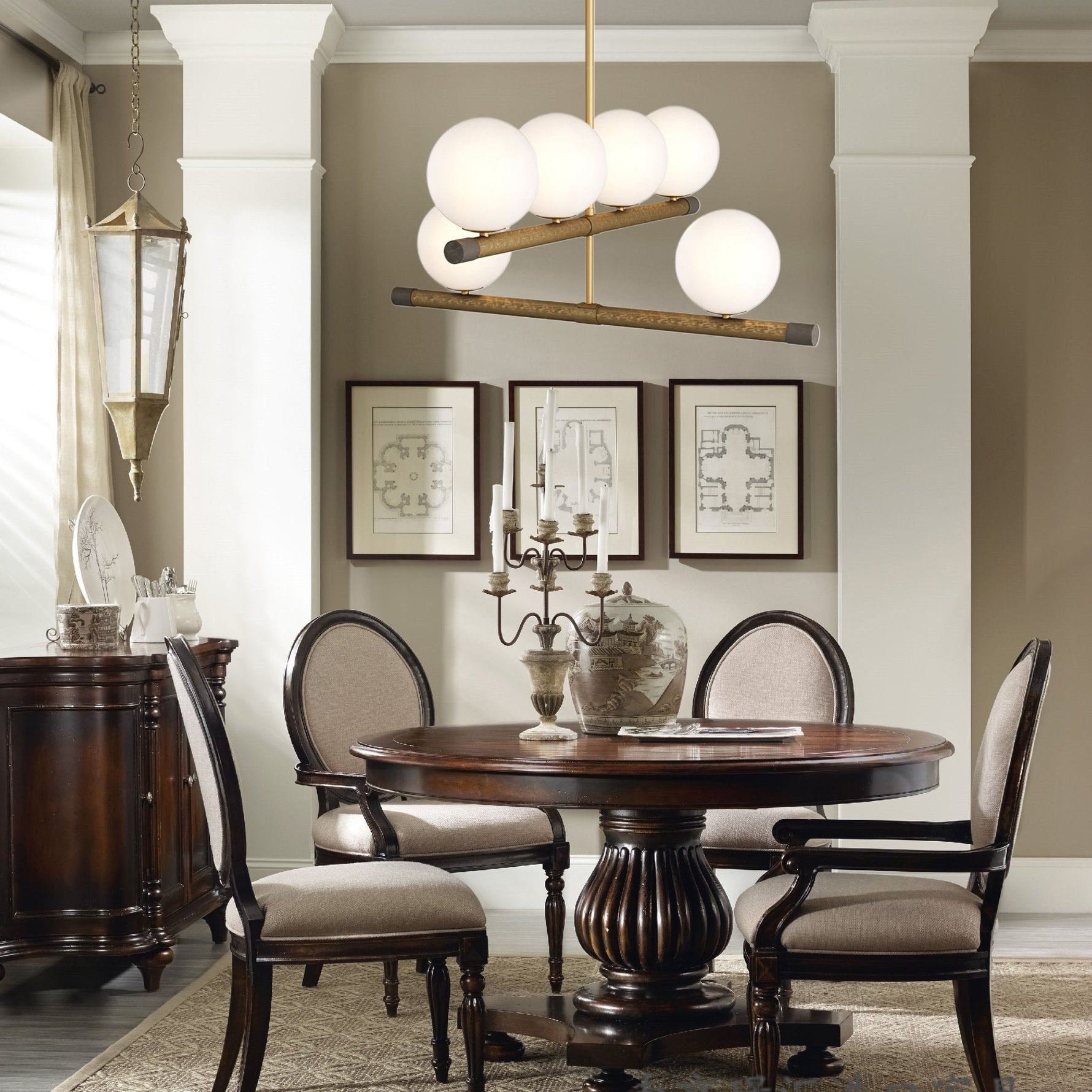 Riley Modern Metal Chandelier - Lamp Outdoor