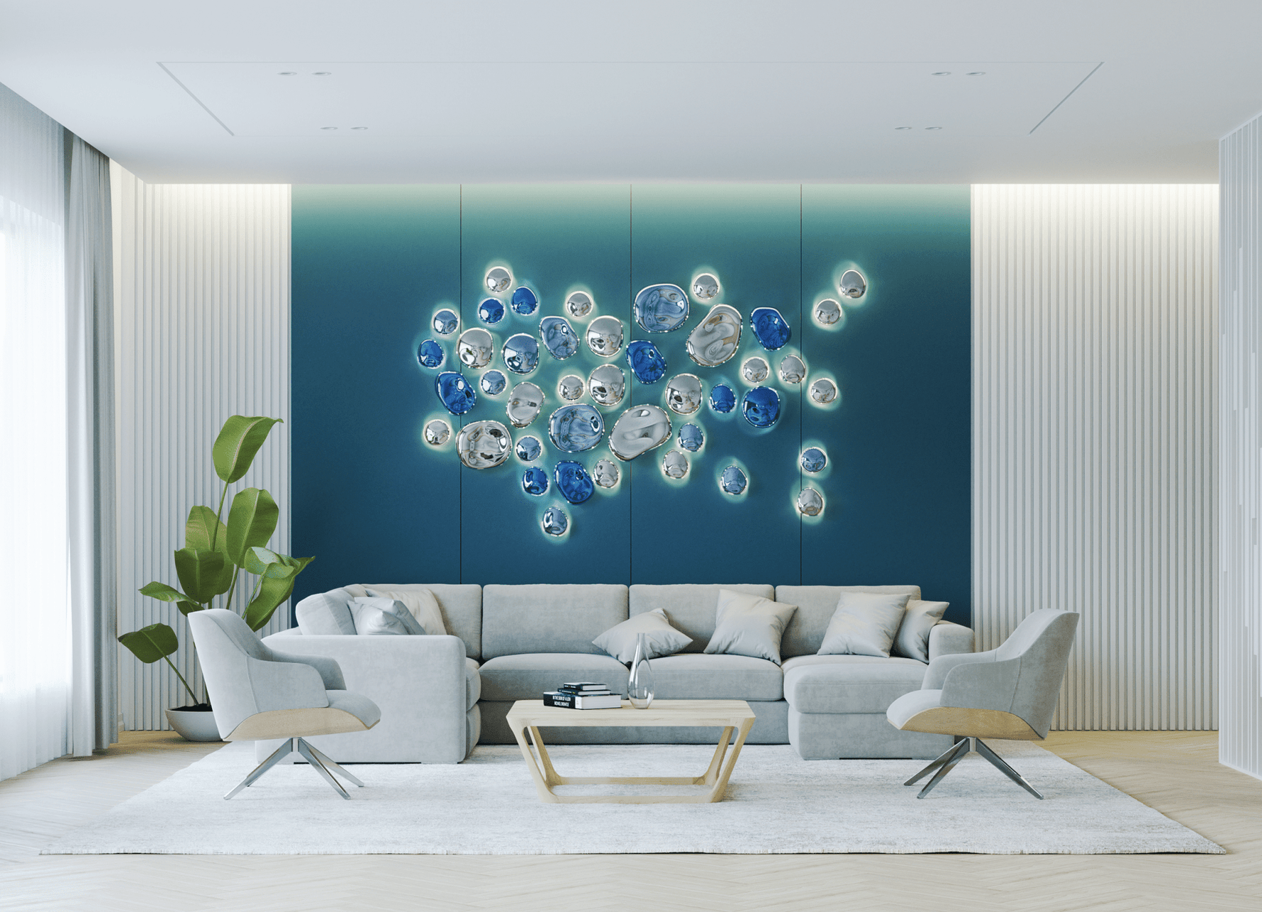 Nyzoris Bubble Glass Wall Light - Lamp Outdoor