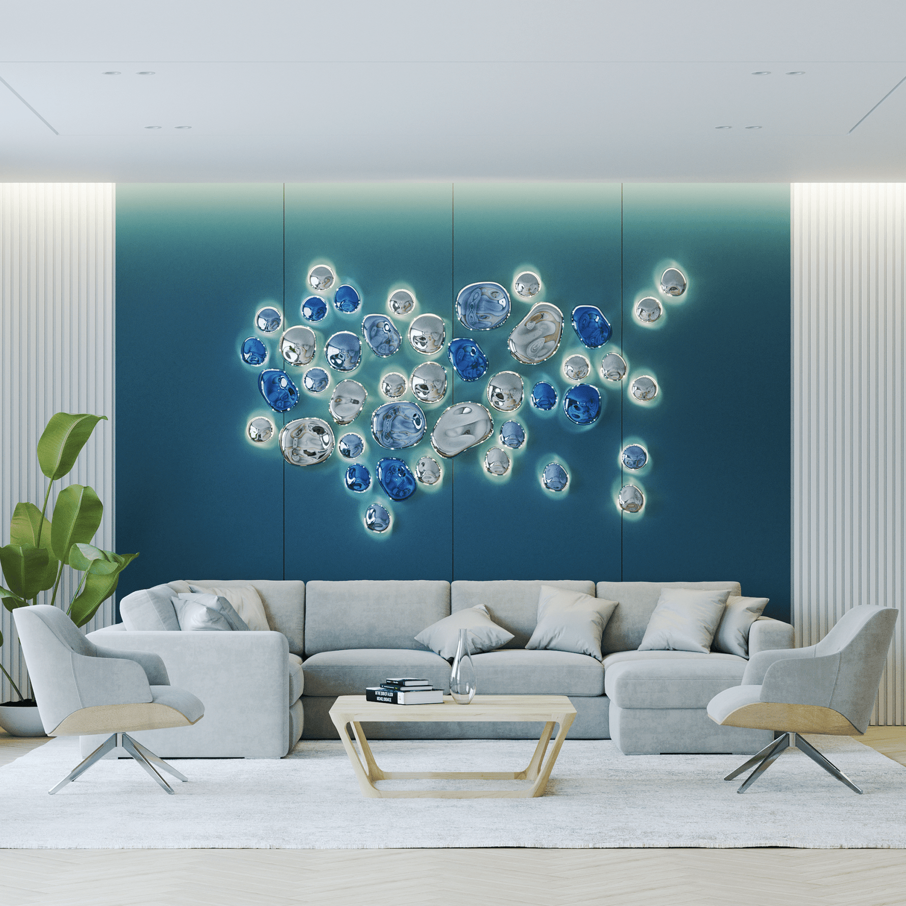 Nyzoris Bubble Glass Wall Light - Lamp Outdoor