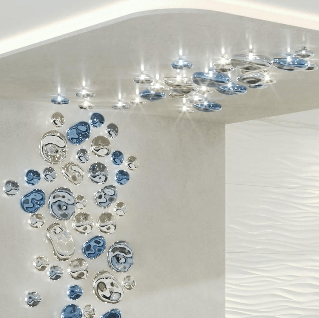 Nyzoris Bubble Glass Wall Light - Lamp Outdoor