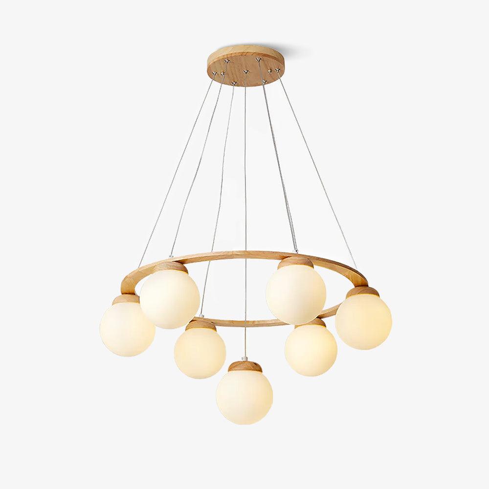 Miira Wood Chandelier - Lamp Outdoor