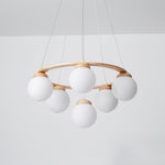 Miira Wood Chandelier - Lamp Outdoor