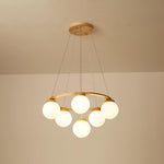 Miira Wood Chandelier - Lamp Outdoor