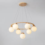 Miira Wood Chandelier - Lamp Outdoor