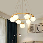 Miira Wood Chandelier - Lamp Outdoor