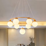 Miira Wood Chandelier - Lamp Outdoor