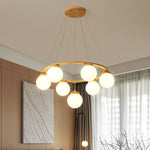 Miira Wood Chandelier - Lamp Outdoor