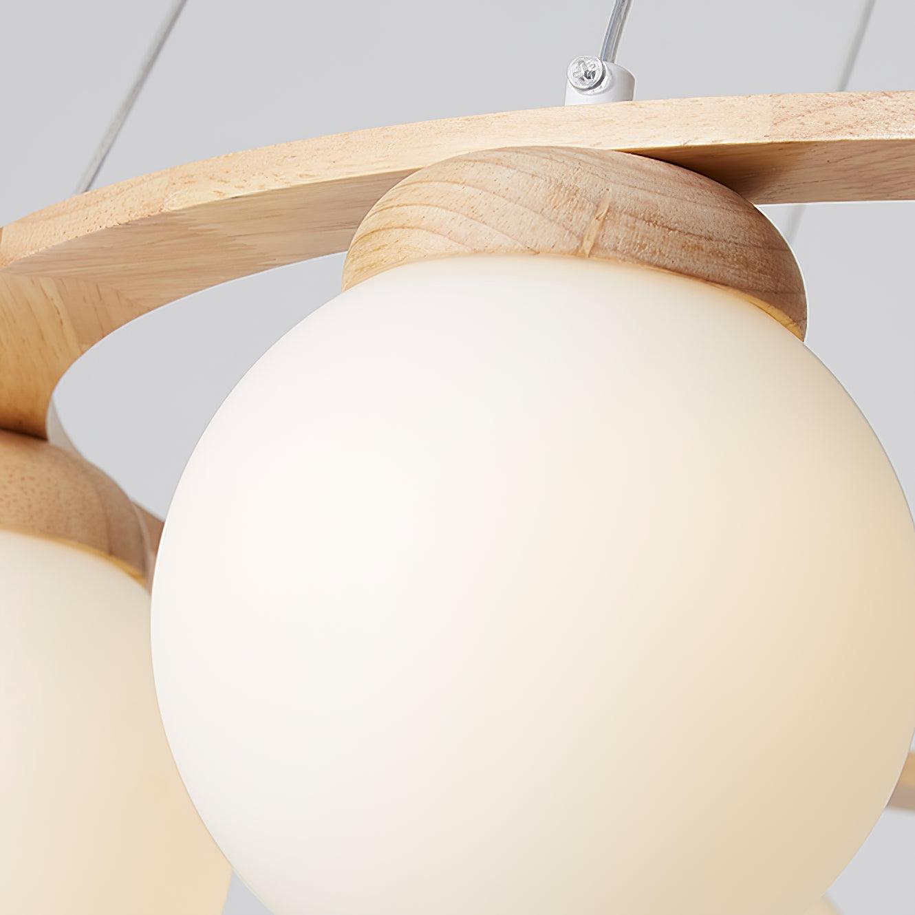 Miira Wood Chandelier - Lamp Outdoor