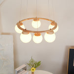 Miira Wood Chandelier - Lamp Outdoor
