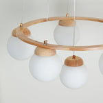 Miira Wood Chandelier - Lamp Outdoor