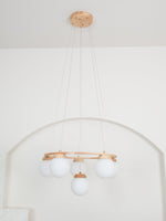 Miira Wood Chandelier - Lamp Outdoor