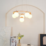 Miira Wood Chandelier - Lamp Outdoor