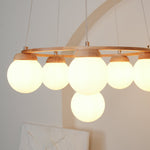Miira Wood Chandelier - Lamp Outdoor