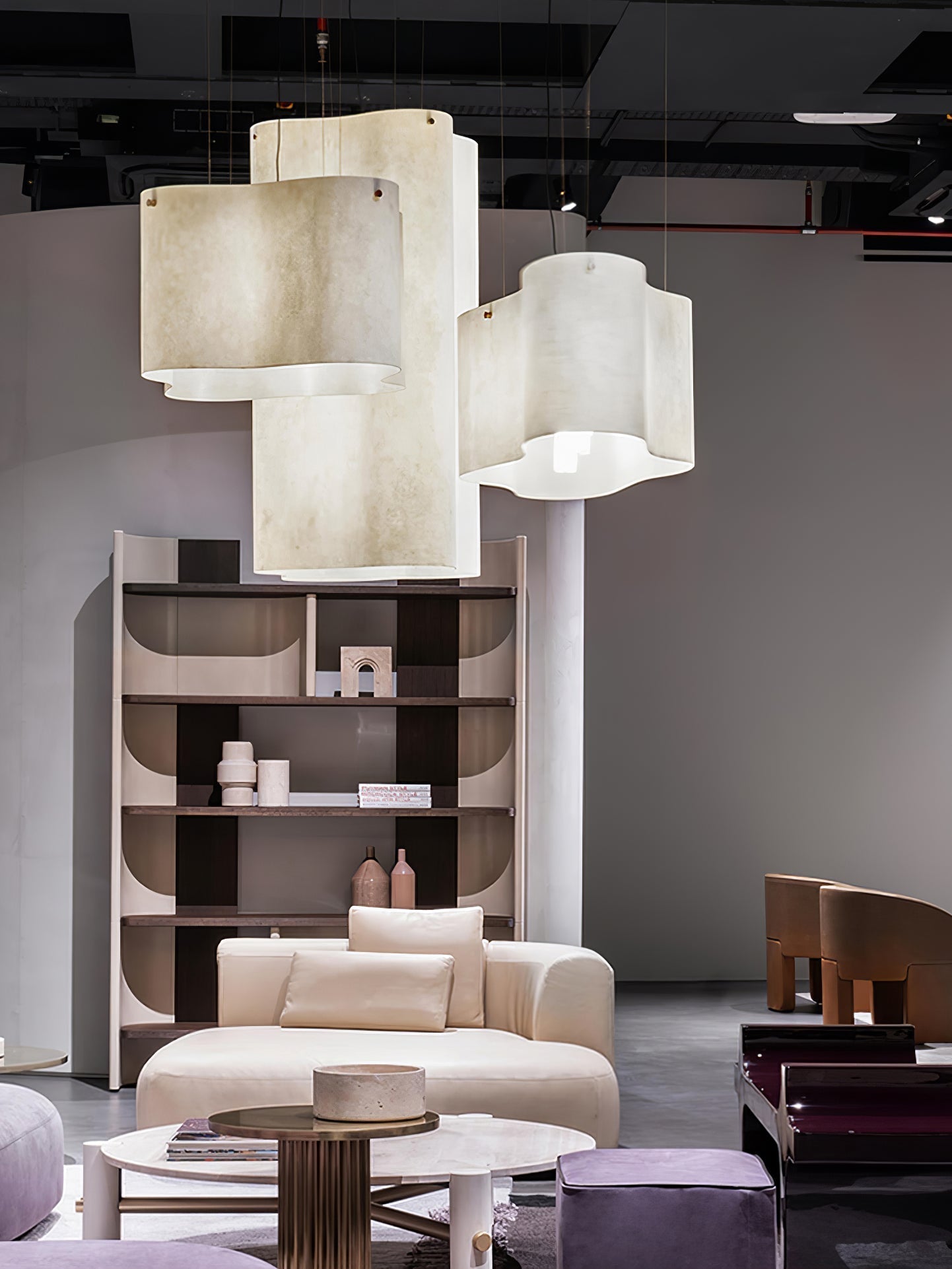 Aurora Pendant Lamp Cloud Shape Modern - Lamp Outdoor