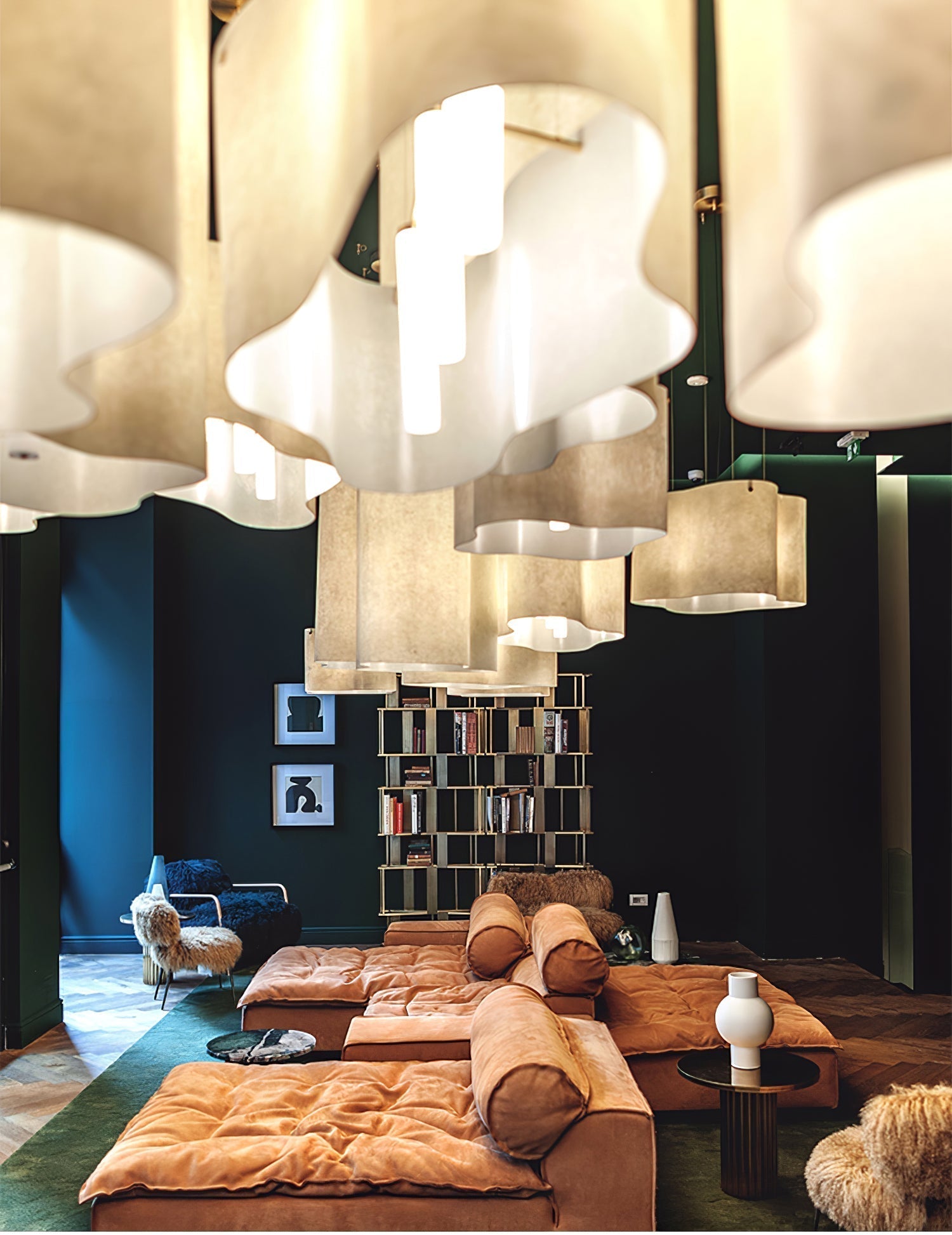 Aurora Pendant Lamp Cloud Shape Modern - Lamp Outdoor