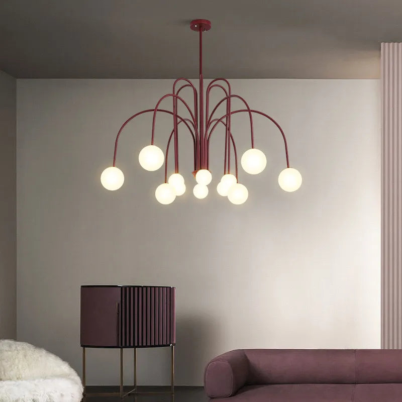 Monica Pendant Light Double Layer Glass Bubble - Lamp Outdoor