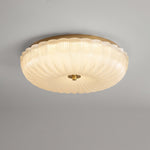 Halo Ceiling Light Ripple Glass - Lamp Outdoor