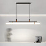 Inari Modern Linear Metal Pendant Light,Black/Gold - Lamp Outdoor