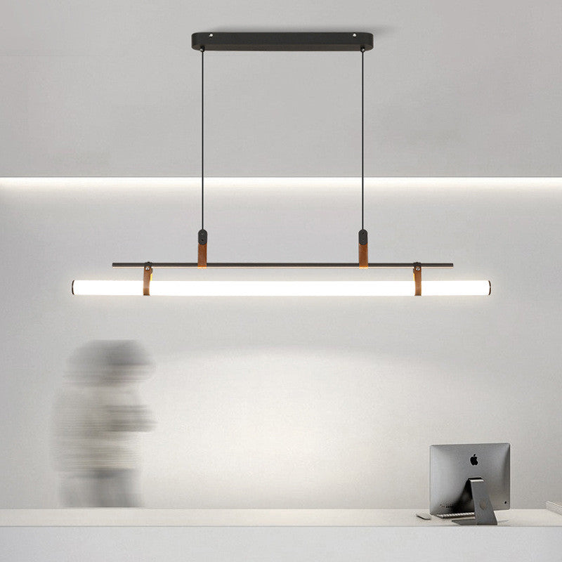Inari Modern Linear Metal Pendant Light,Black/Gold - Lamp Outdoor