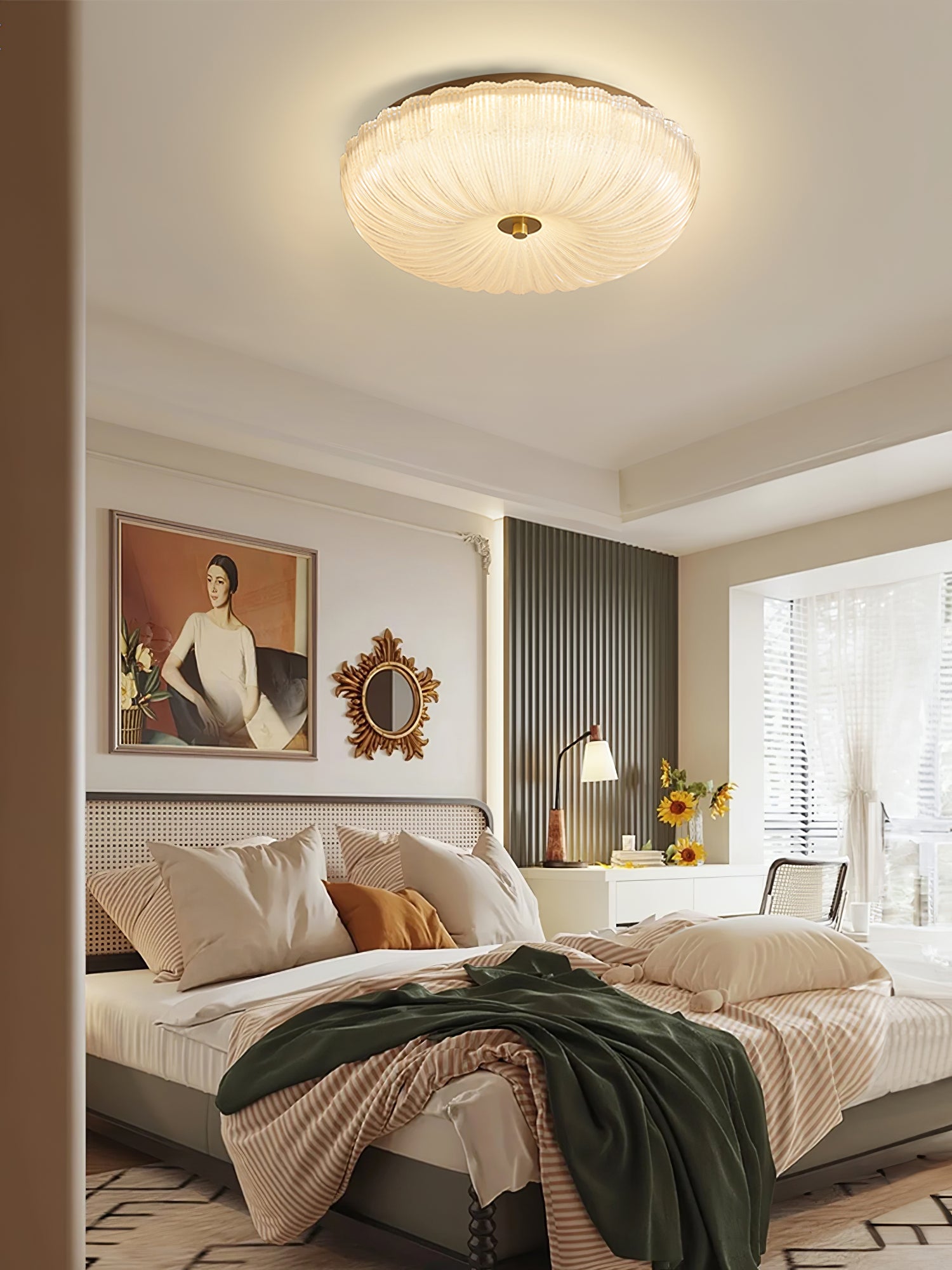 Ripple Glass Ceiling Light - Lamp Outdoor