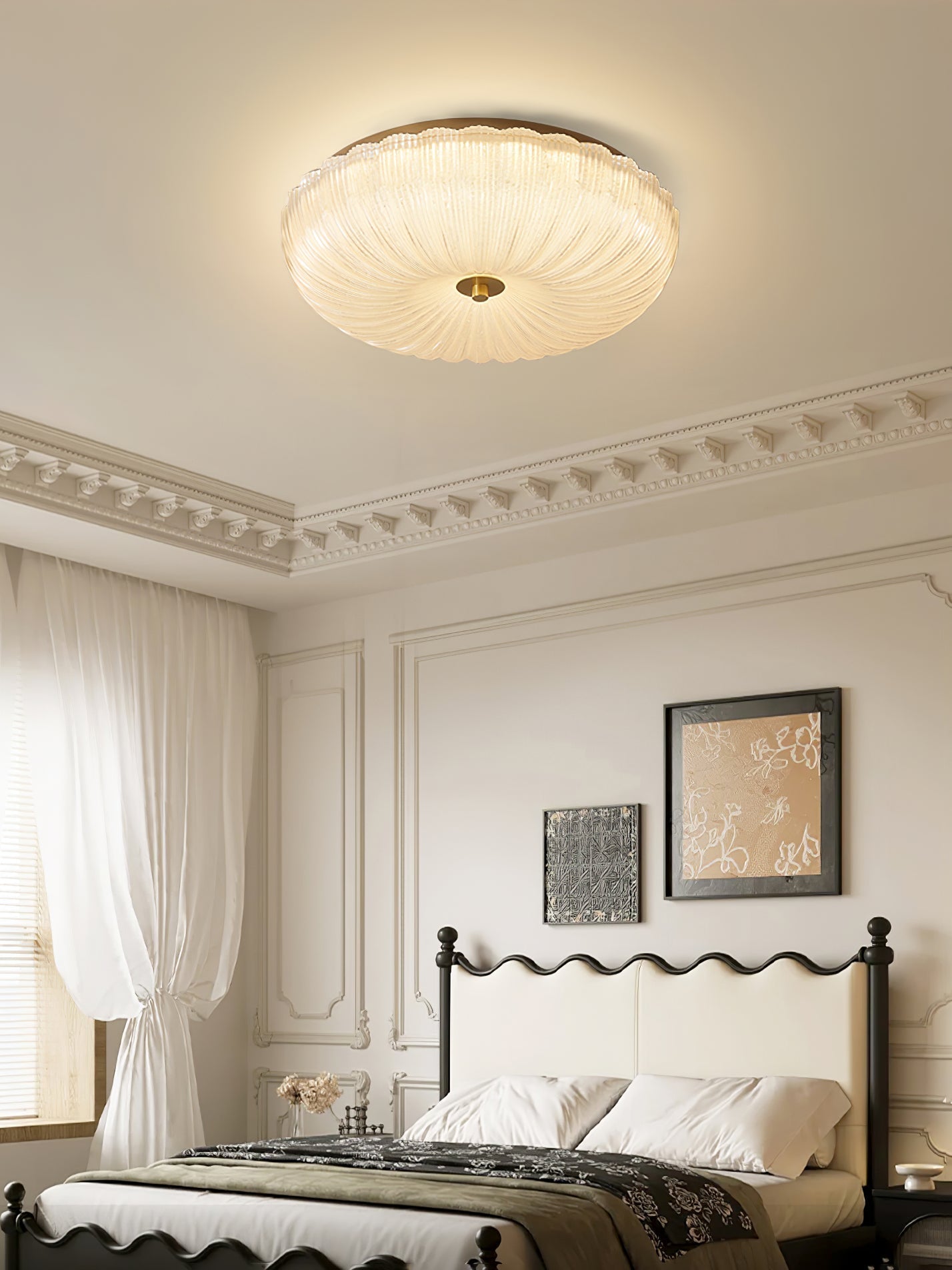 Ripple Glass Ceiling Light - Lamp Outdoor