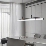 Inari Modern Linear Metal Pendant Light,Black/Gold - Lamp Outdoor