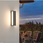 Fyra LED Outdoor Wall Lamp, Black & White - Lamp Outdoor