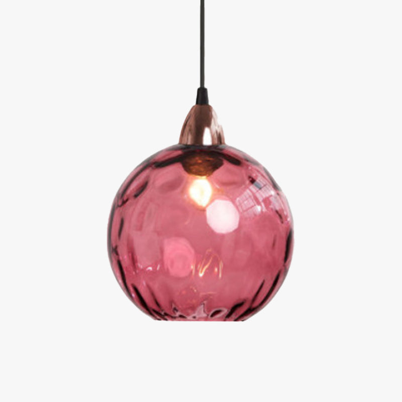 Water Ripple Glass Pendant Lights - Lamp Outdoor