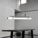 Inari Modern Linear Metal Pendant Light,Black/Gold - Lamp Outdoor