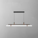 Inari Modern Linear Metal Pendant Light,Black/Gold - Lamp Outdoor