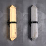 Alabaster Obelisk Wall Sconce - Lamp Outdoor